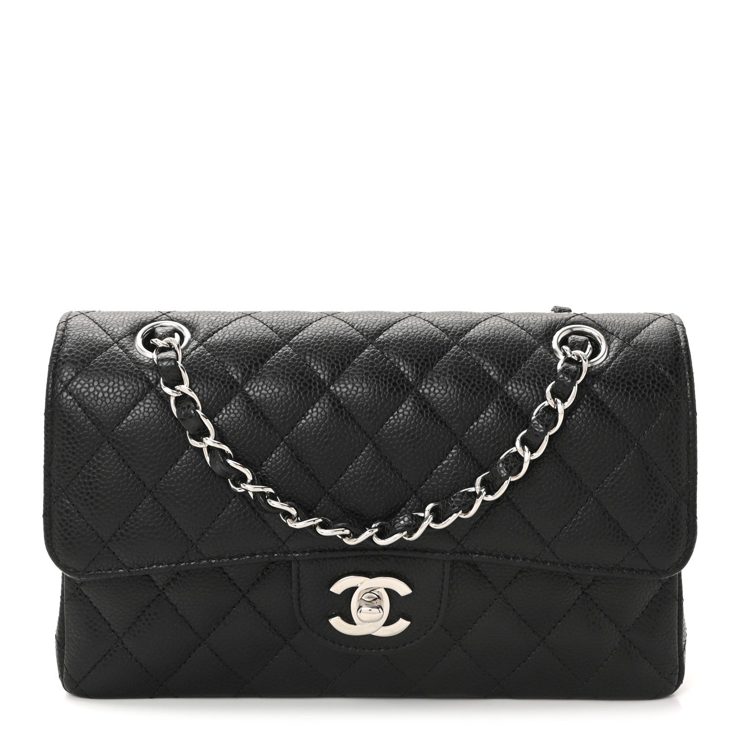 Chanel Caviar Quilted Small Double Flap Black 1 of 9