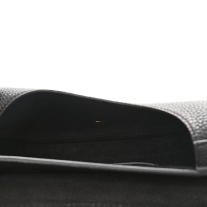 Christian Dior Grained Calfskin Medium Bobby Flap Black 5 of 9