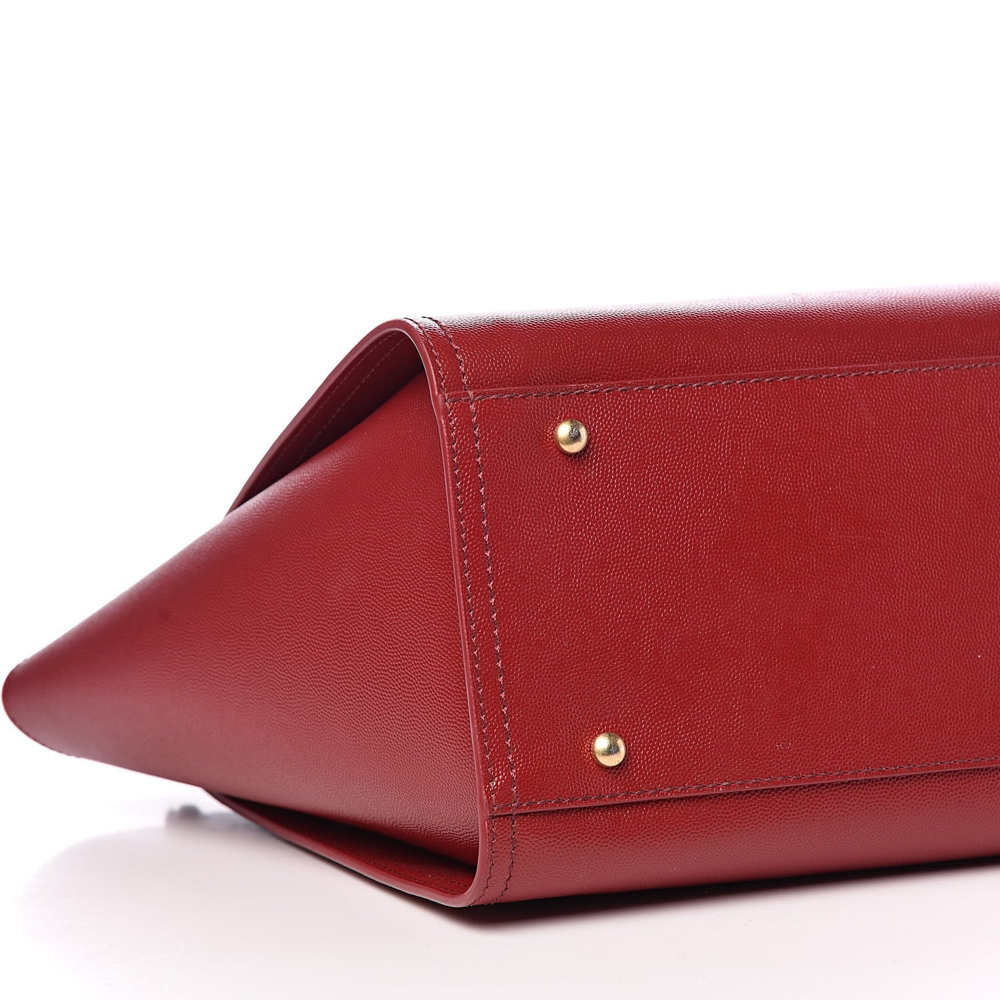 Caviar Small Studded Deauville Tote Red
