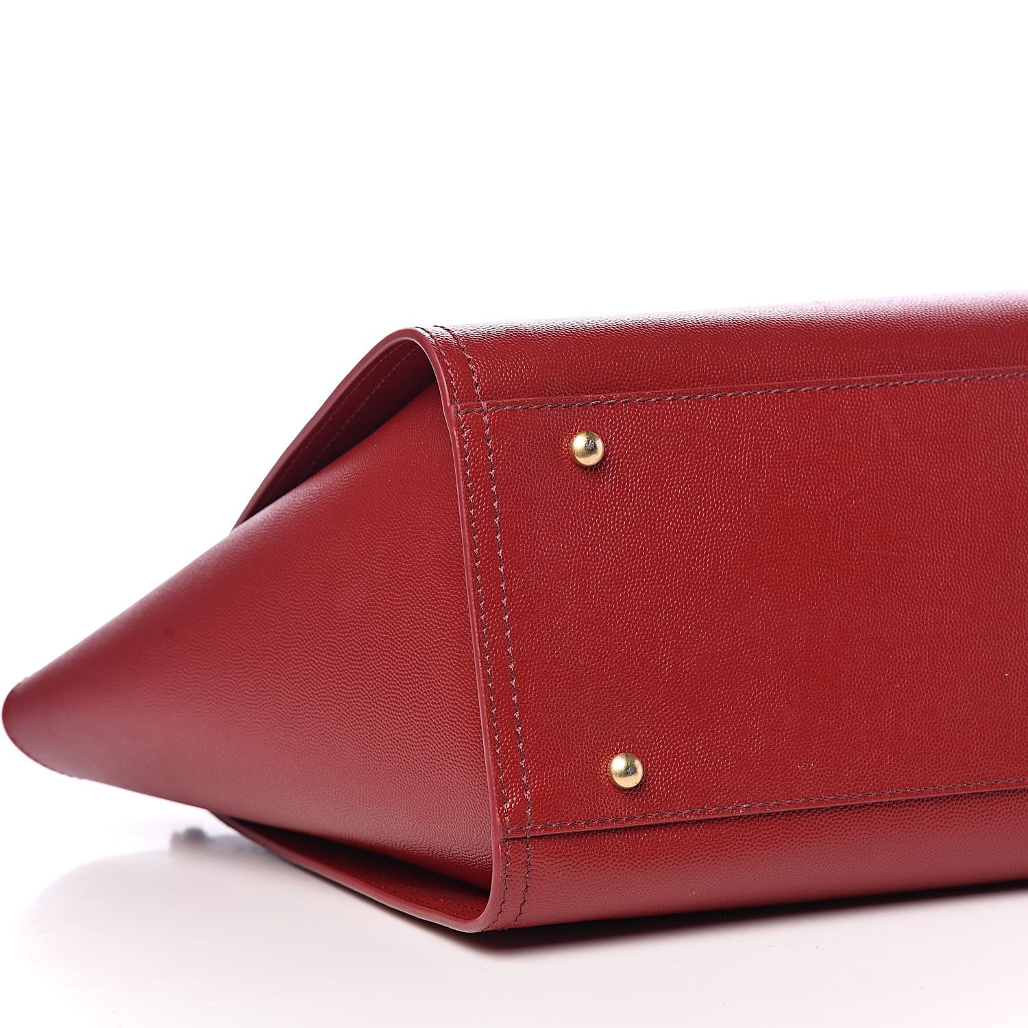 Chanel Caviar Small Studded Deauville Tote Red 13 of 18