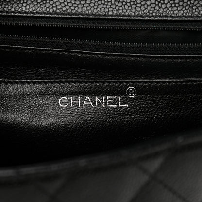 Chanel Caviar Quilted Jumbo Kelly Flap Black 6 of 15