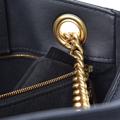 Louis Vuitton Calfskin New Wave Chain Tote Black 7 of 12