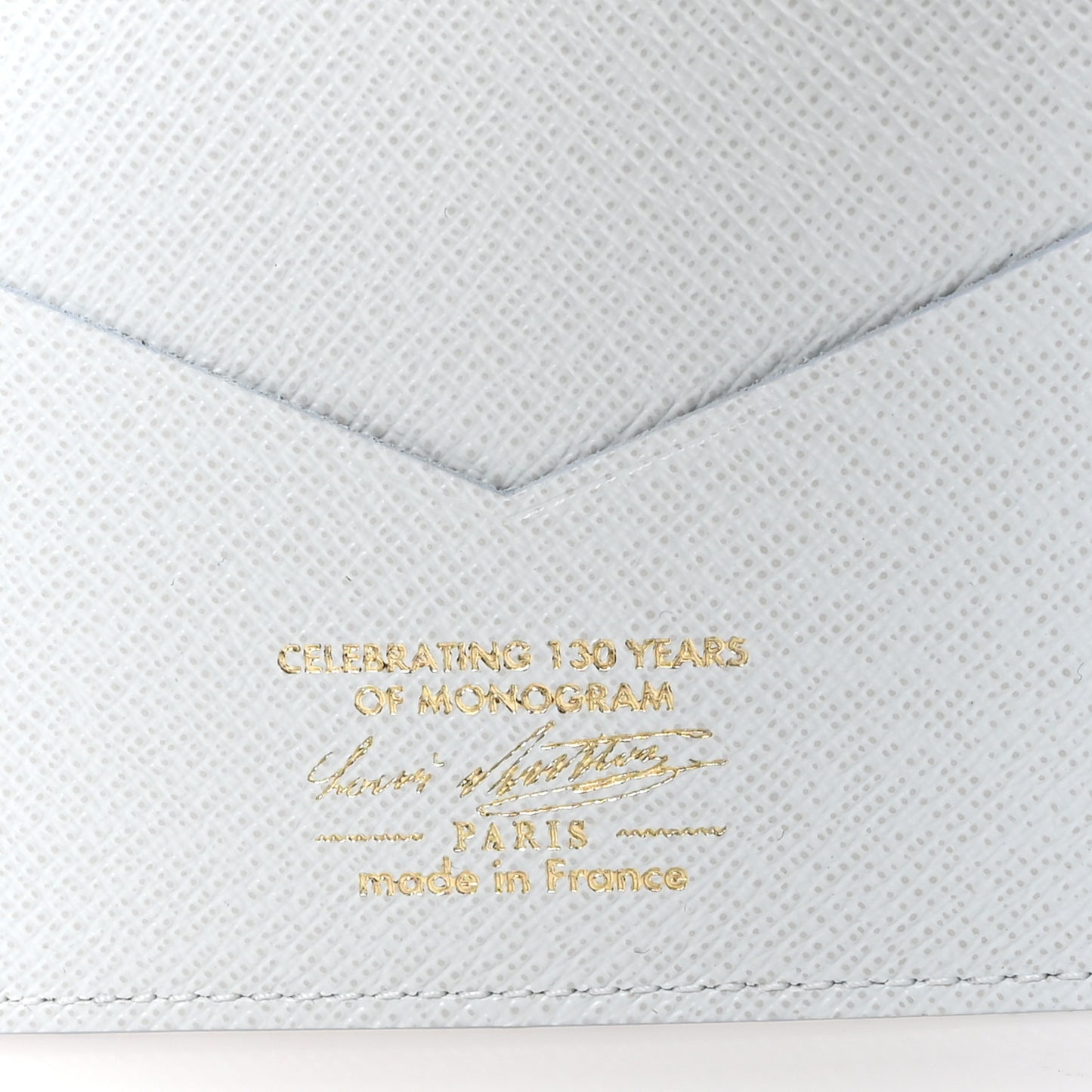 Monogram Origine Passport Cover Bleu Courrier