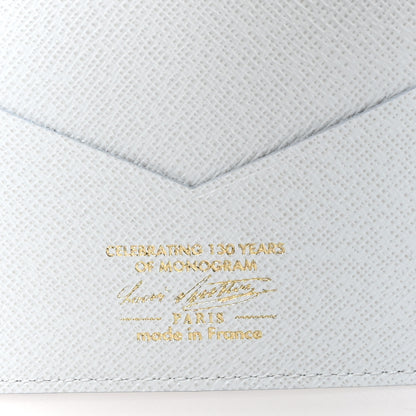 Louis Vuitton Monogram Origine Passport Cover Bleu Courrier 6 of 7