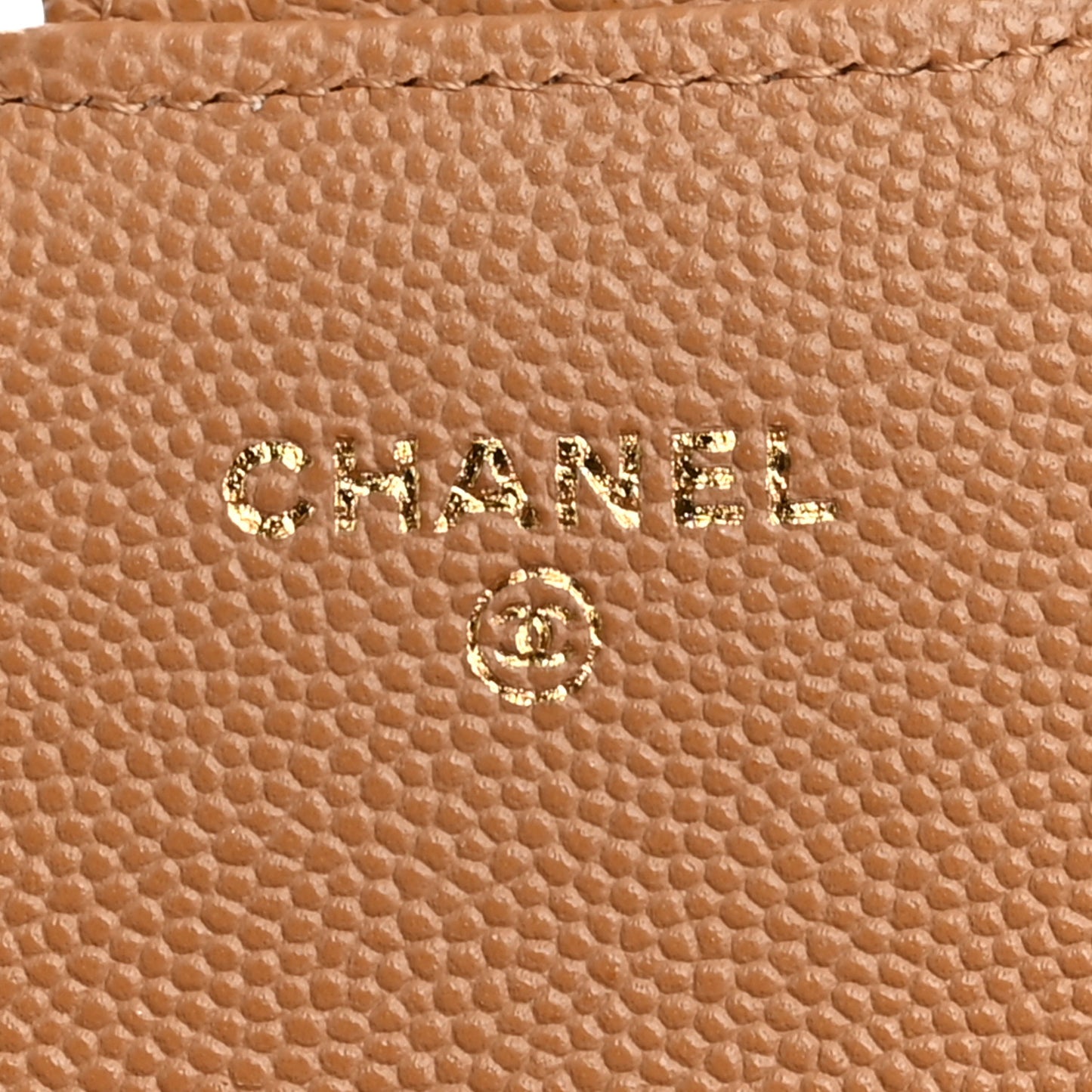 Caviar Quilted Large Gusset Flap Wallet Beige