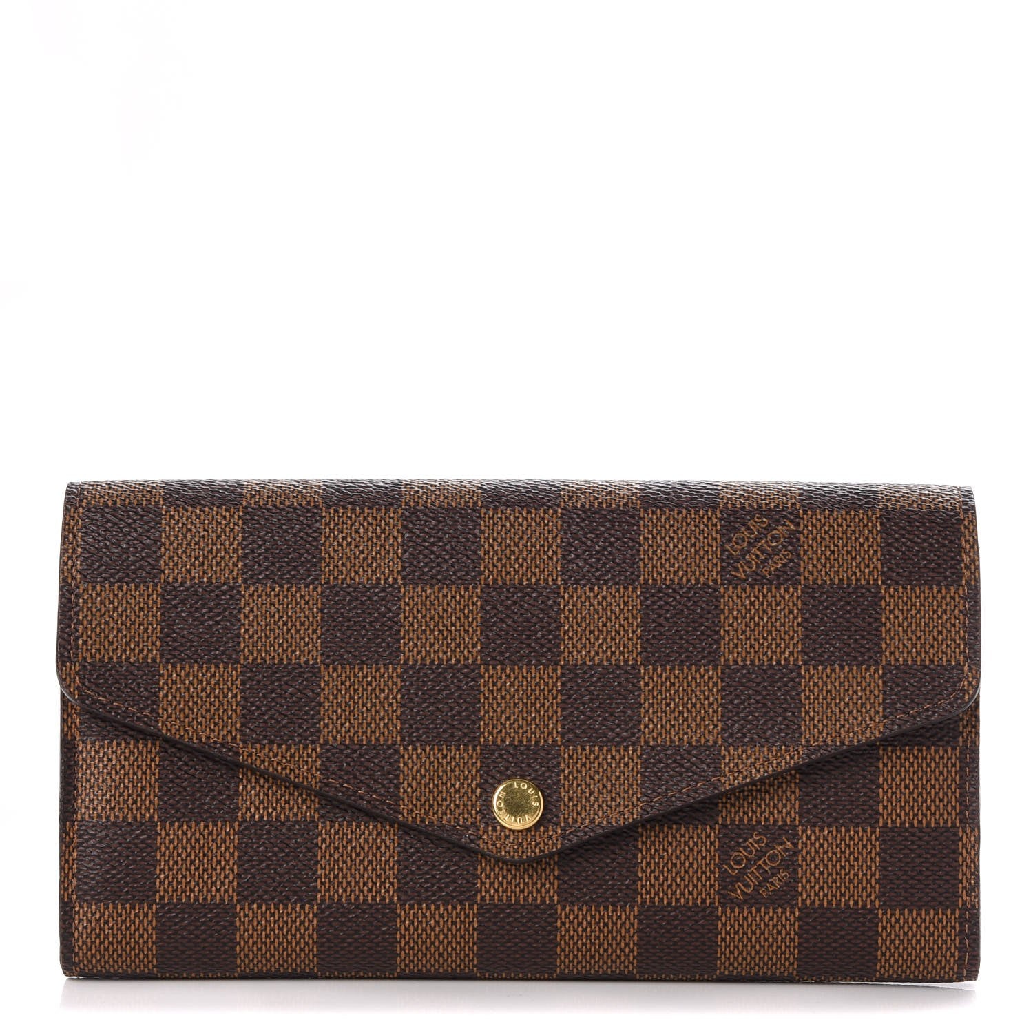 Louis Vuitton Damier Ebene Sarah Wallet NM 1 of 8
