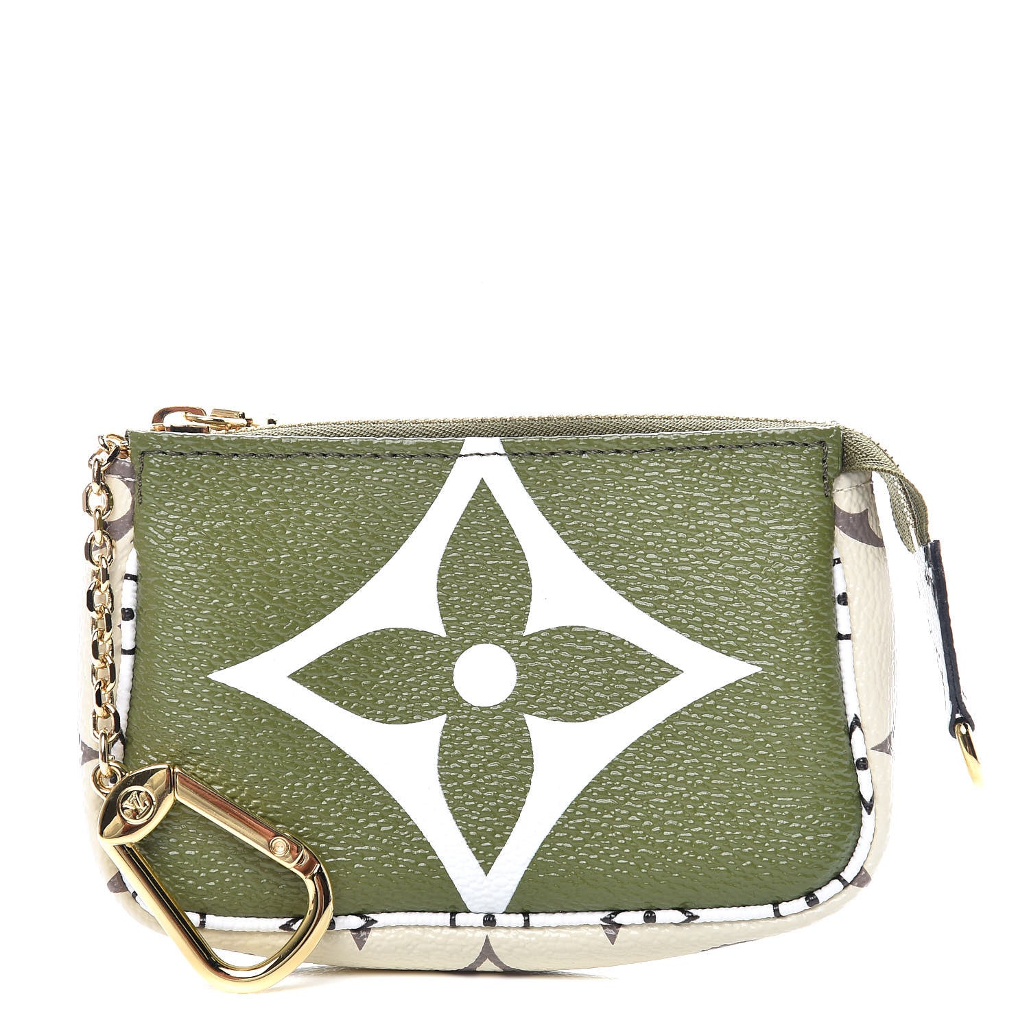 Louis Vuitton Monogram Giant Micro Pochette Accessories Kaki White 1 of 8
