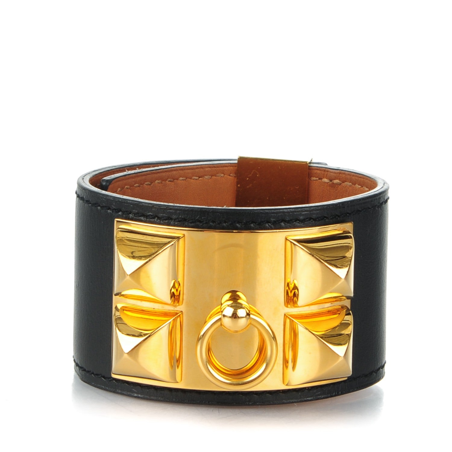 Hermes Chamonix Collier De Chien CDC Bracelet S Black 1 of 7