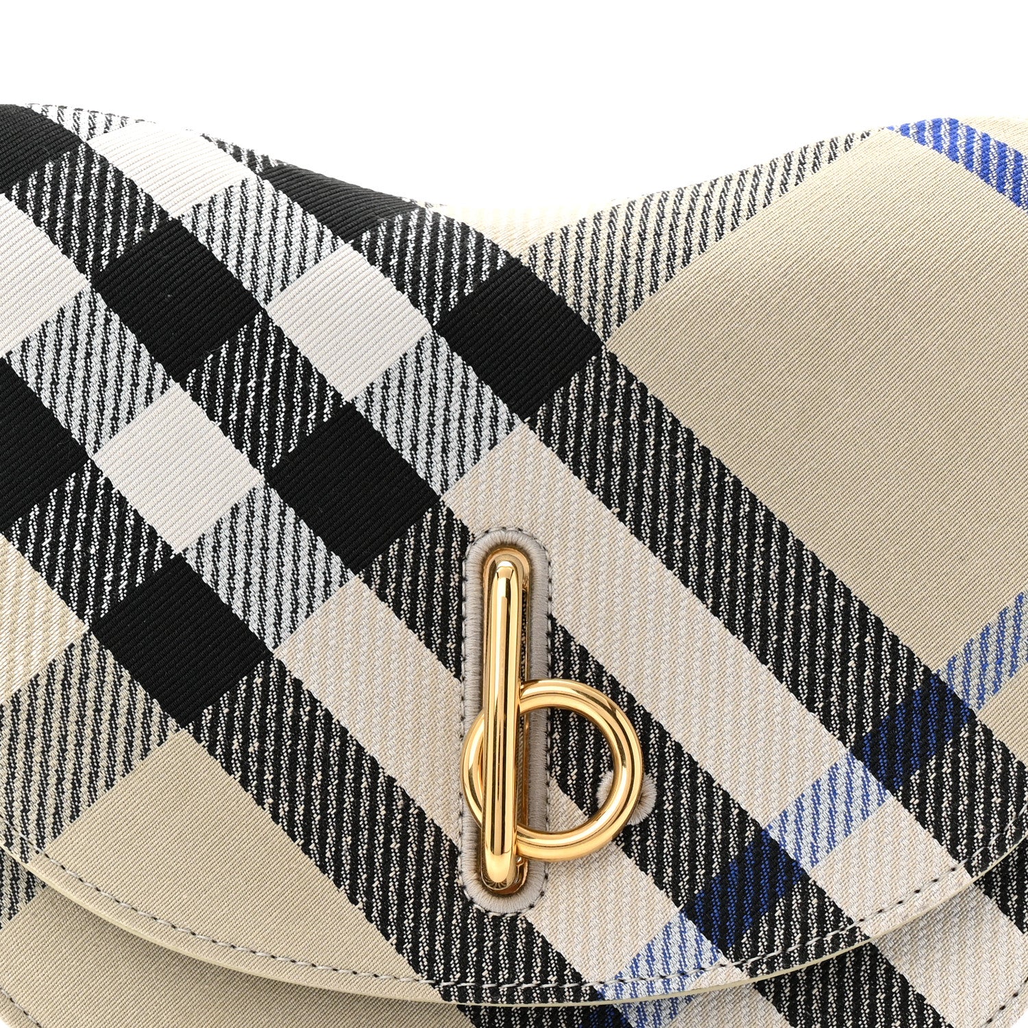 Burberry Jacquard Check Small Rocking Horse Crossbody Lichen 7 of 9
