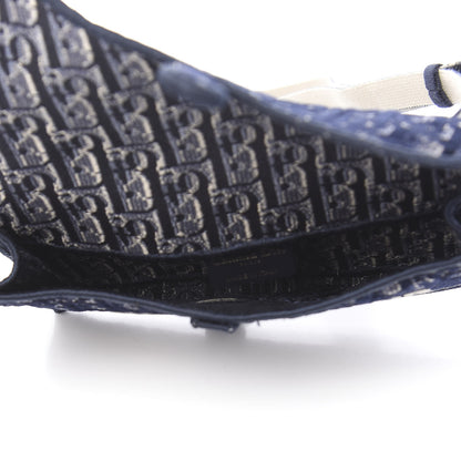Christian Dior Velvet Oblique Saddle Belt Bag Blue 5 of 11