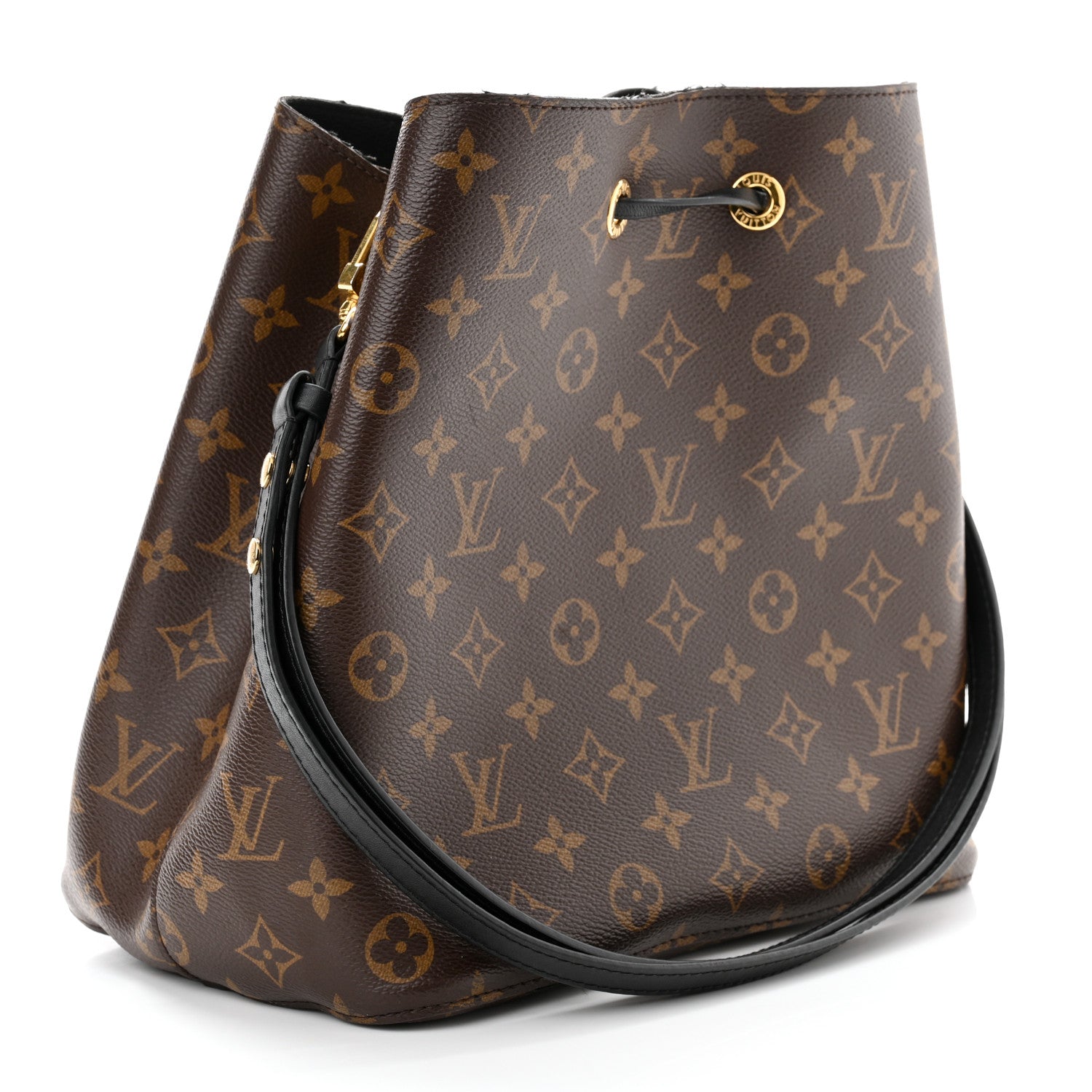 Louis Vuitton Monogram Neonoe MM Black 3 of 10