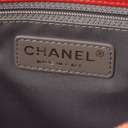 Chanel Caviar Quilted Grand Shopping Tote GST Red 8 of 16