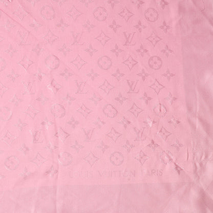 Louis Vuitton Silk Wool Monogram Shawl Corail 1 of 4