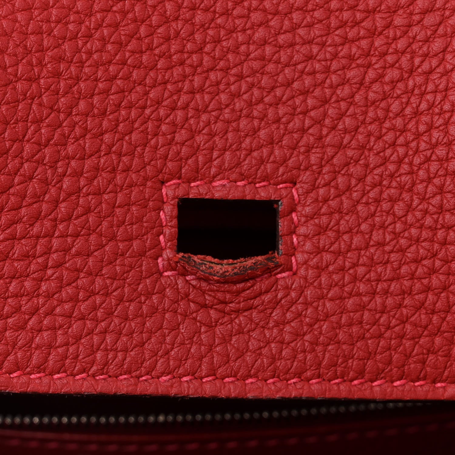 Hermes Taurillon Clemence Birkin 30 Rouge Piment 13 of 13