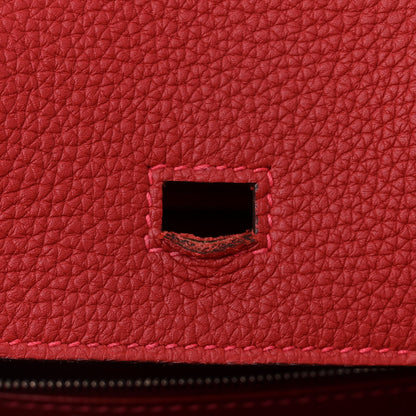 Hermes Taurillon Clemence Birkin 30 Rouge Piment 13 of 13