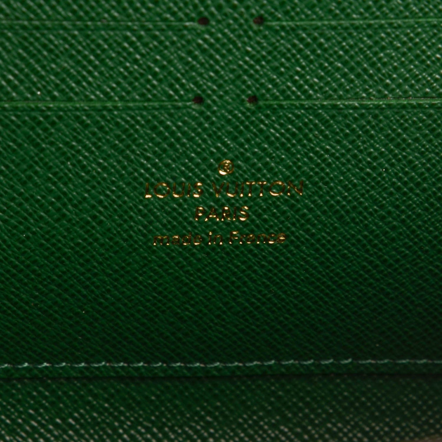 Louis Vuitton Monogram Palm Twist Chain Wallet Vert White 6 of 7