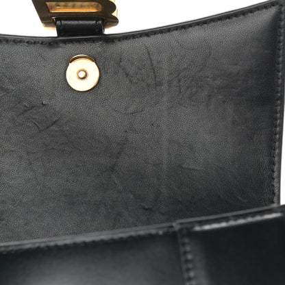 Balenciaga Shiny Box Calfskin Hourglass Top Handle Bag XS Black 15 of 16
