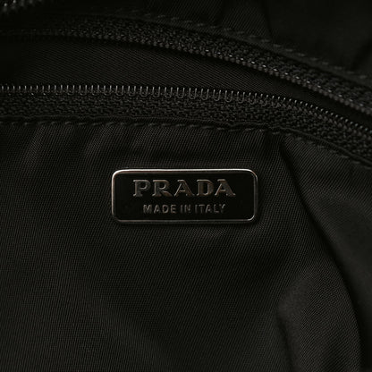 Prada Tessuto Nylon Raso Bear Small Handle Bag Black 6 of 10
