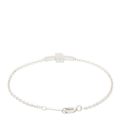 Tiffany Sterling Silver T Two Single Chain Bracelet 2 of 3