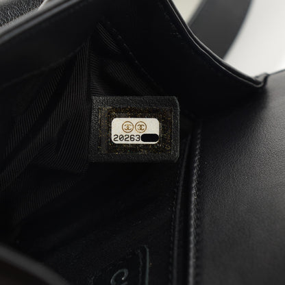 Chanel Calfskin Quilted Small Boy Flap Black 8 of 8