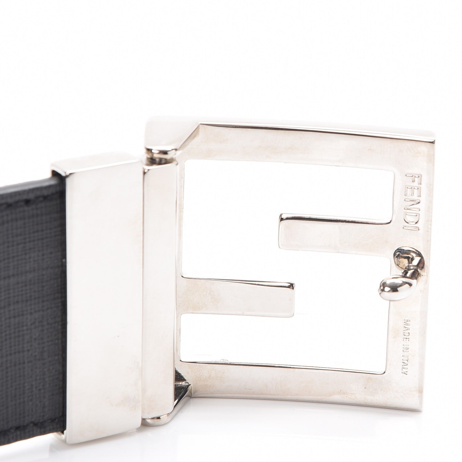 Fendi Canvas FF Belt Grey 7 of 7