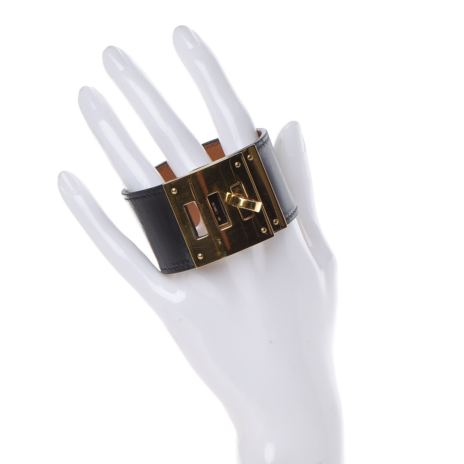 Hermes Box Kelly Dog Bracelet Black 2 of 6