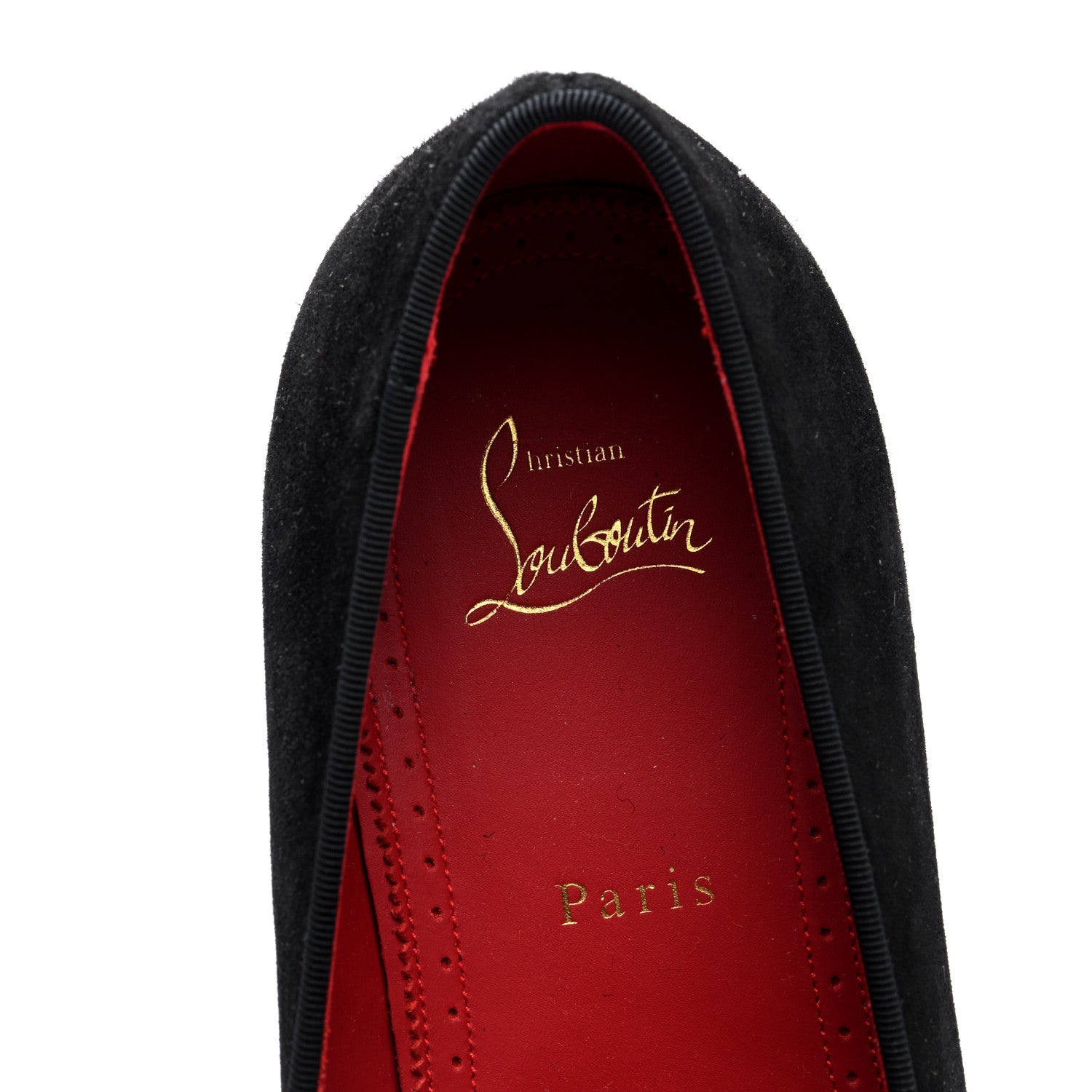 Christian Louboutin Velvet Strass Mens Dandelion Flat Loafers 42.5 Black 8 of 8