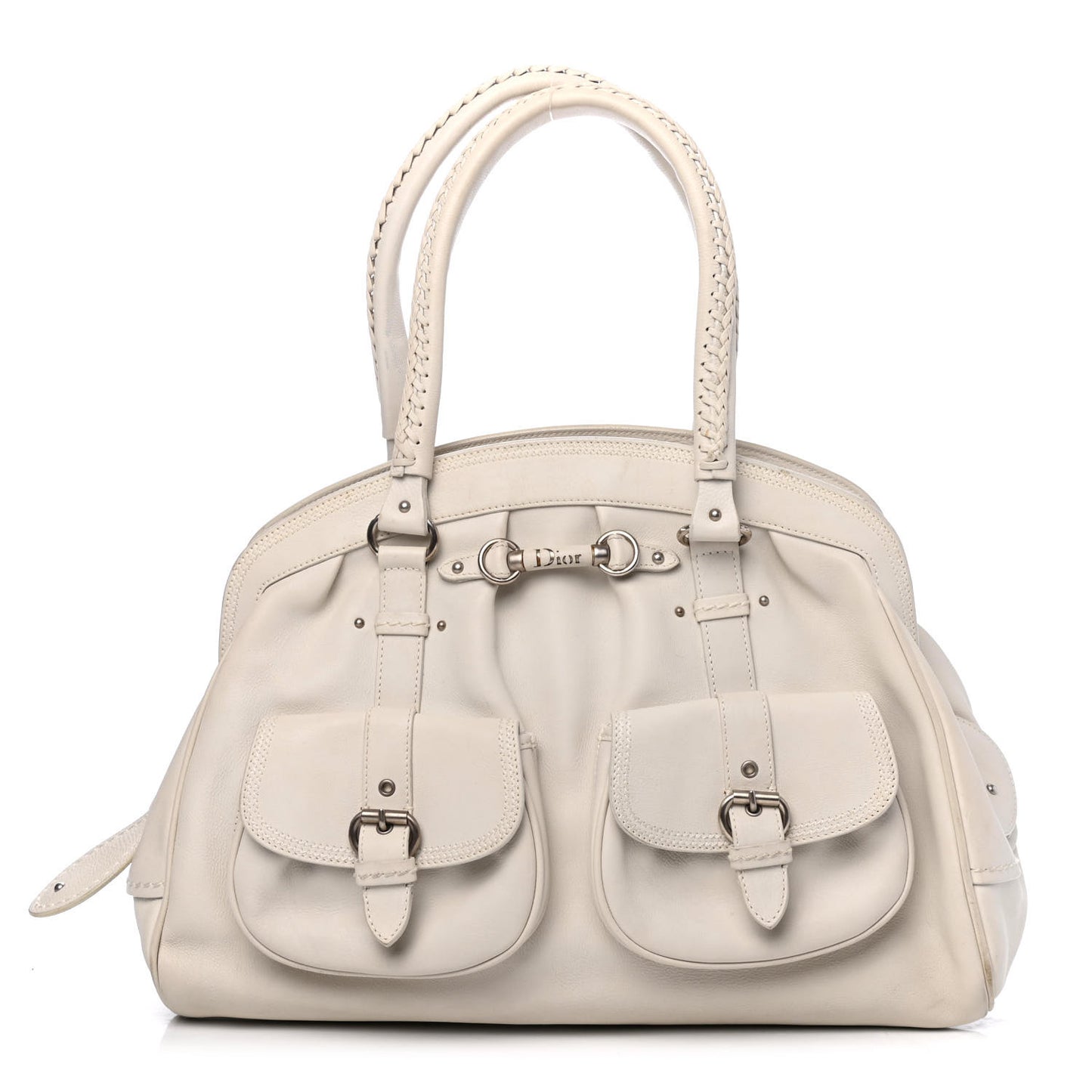 Calfskin My Dior Satchel White