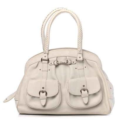 Christian Dior Calfskin My Dior Satchel White 1 of 4