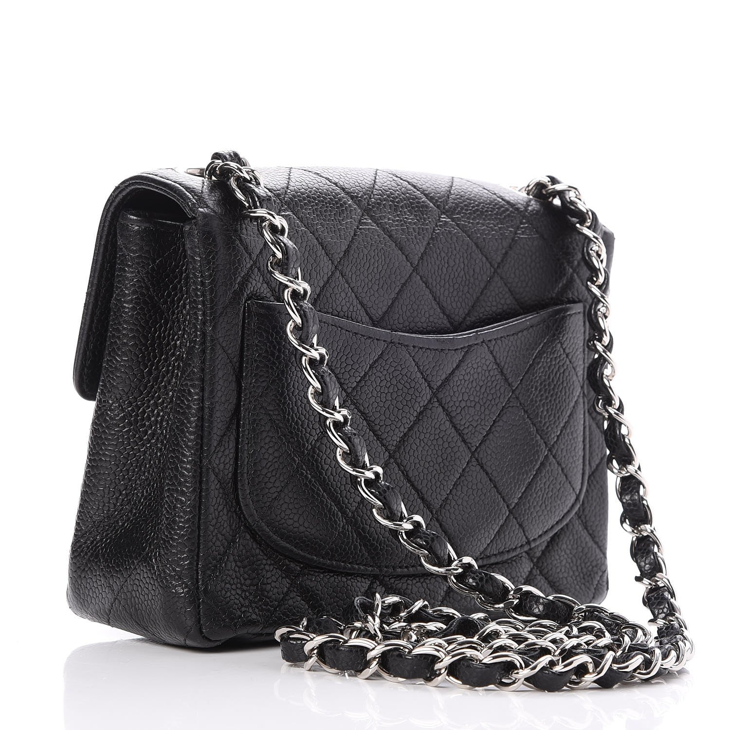 Chanel Caviar Quilted Mini Square Flap Black 3 of 7