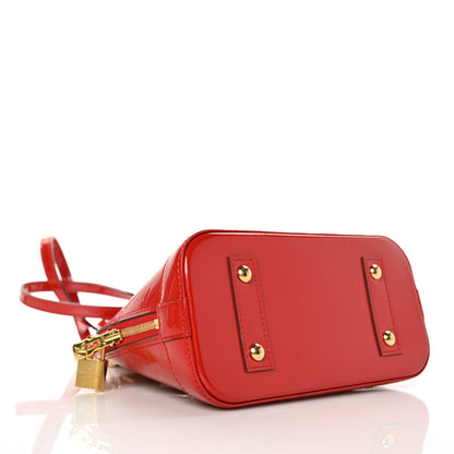 Louis Vuitton Vernis Alma BB Cherry 3 of 5