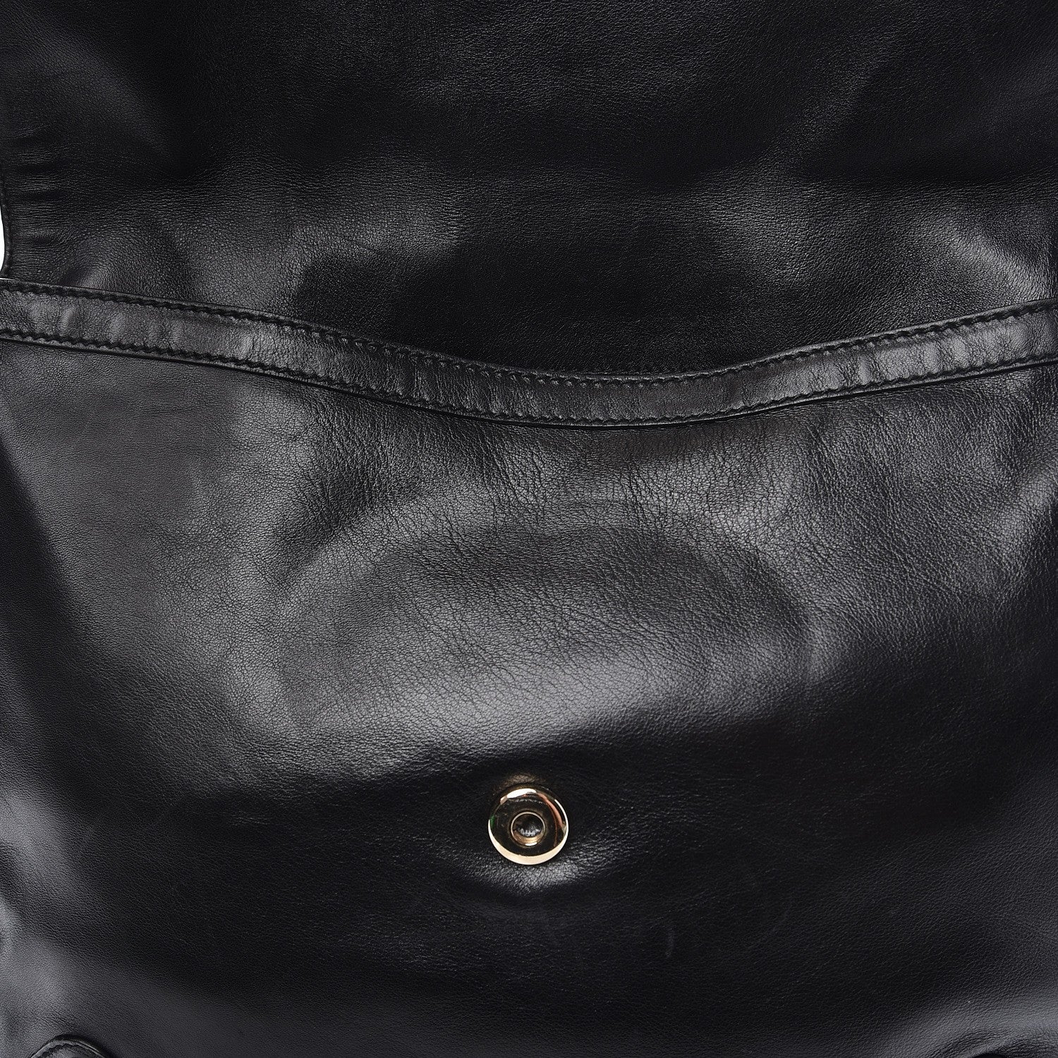 Gucci Calfskin Medium Britt Tassel Shoulder Bag Black 8 of 9