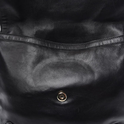 Gucci Calfskin Medium Britt Tassel Shoulder Bag Black 8 of 9