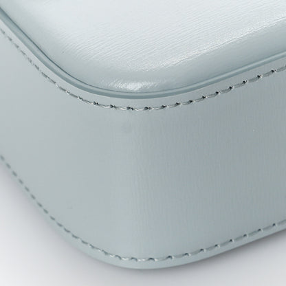 Celine Shiny Calfskin Triomphe Shoulder Bag Soft Blue 8 of 10