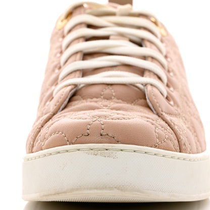Louis Vuitton Calfskin Monogram Stellar Sneakers 37.5 Blush 11 of 12