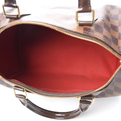 Louis Vuitton Damier Ebene Speedy 30 5 of 17