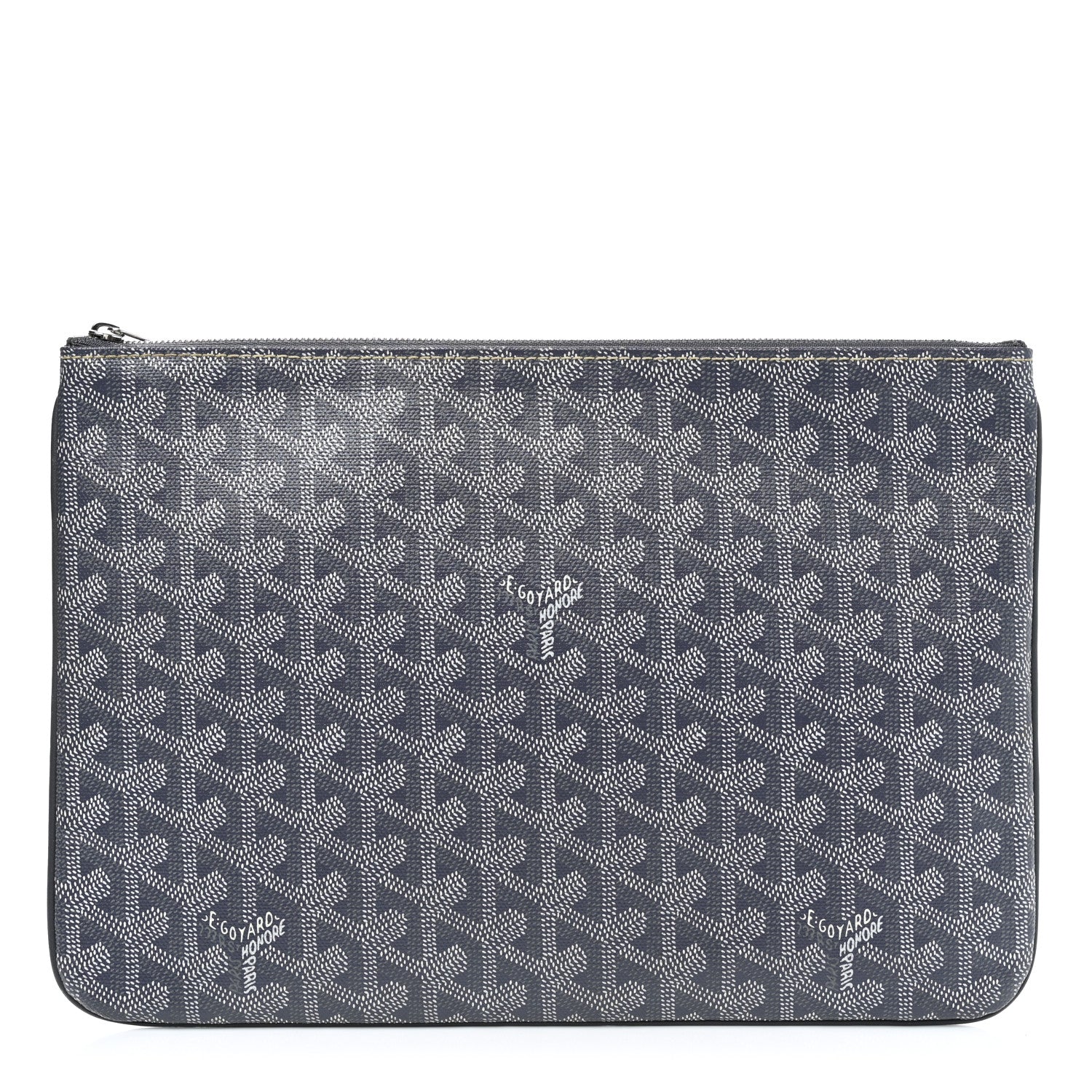 Goyard Goyardine Senat Pochette MM Grey 1 of 10