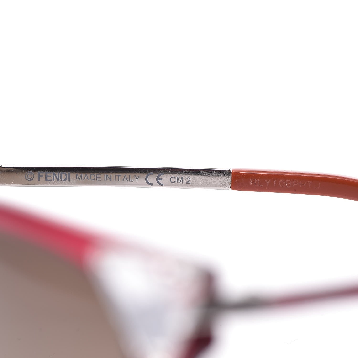 Fendi Iridia Sunglasses FF 0041/S Cherry Palladium 5 of 8