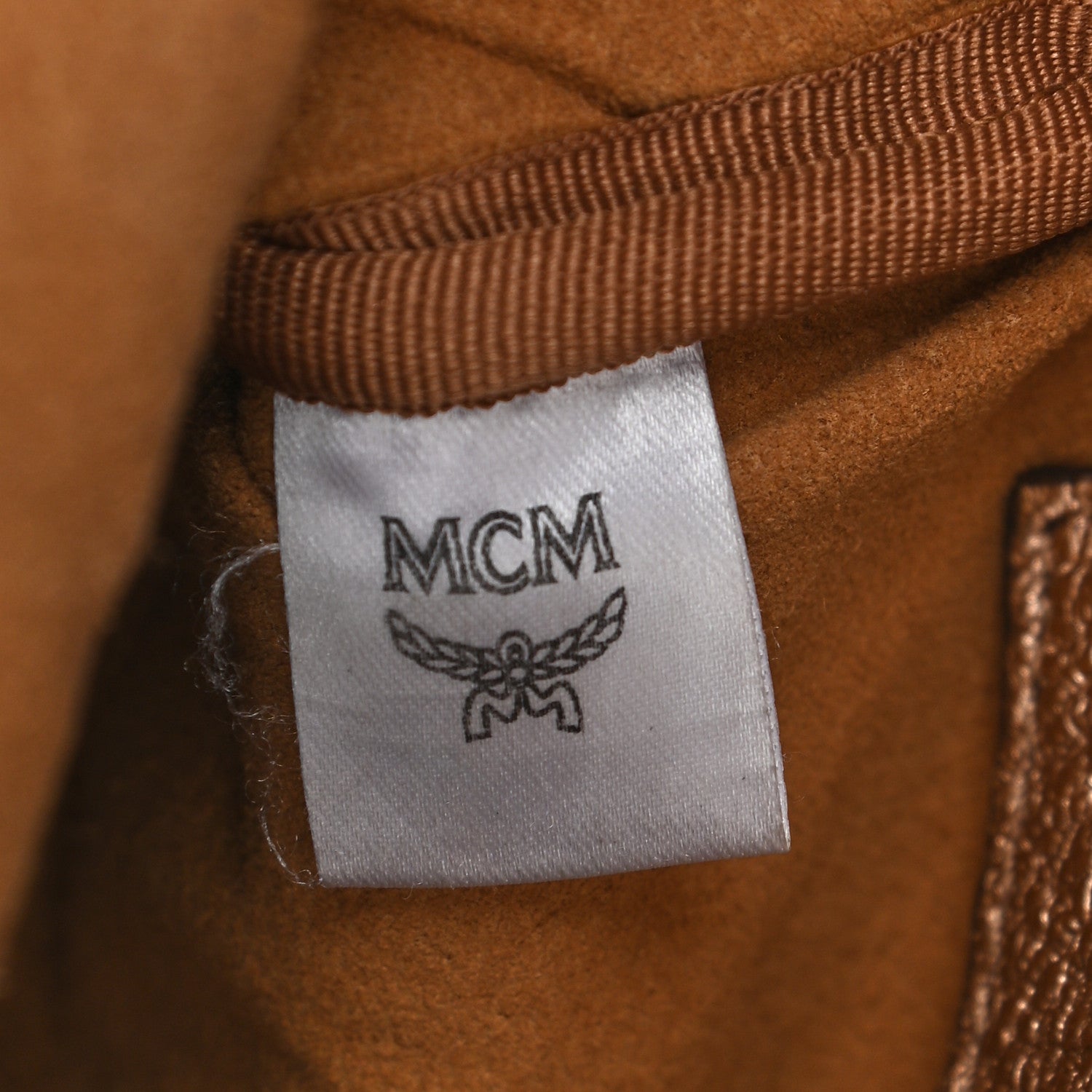 MCM Metallic Calfskin Stud X-Mini Stark Bebe Boo Backpack Champagne Gold 7 of 12