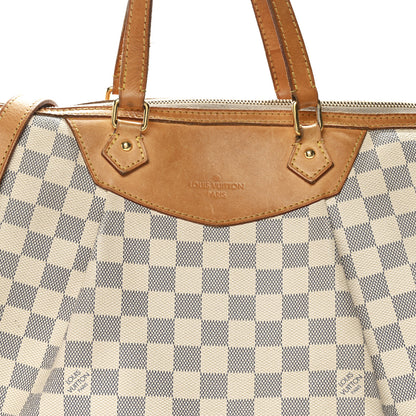 Louis Vuitton Damier Azur Siracusa GM 8 of 15