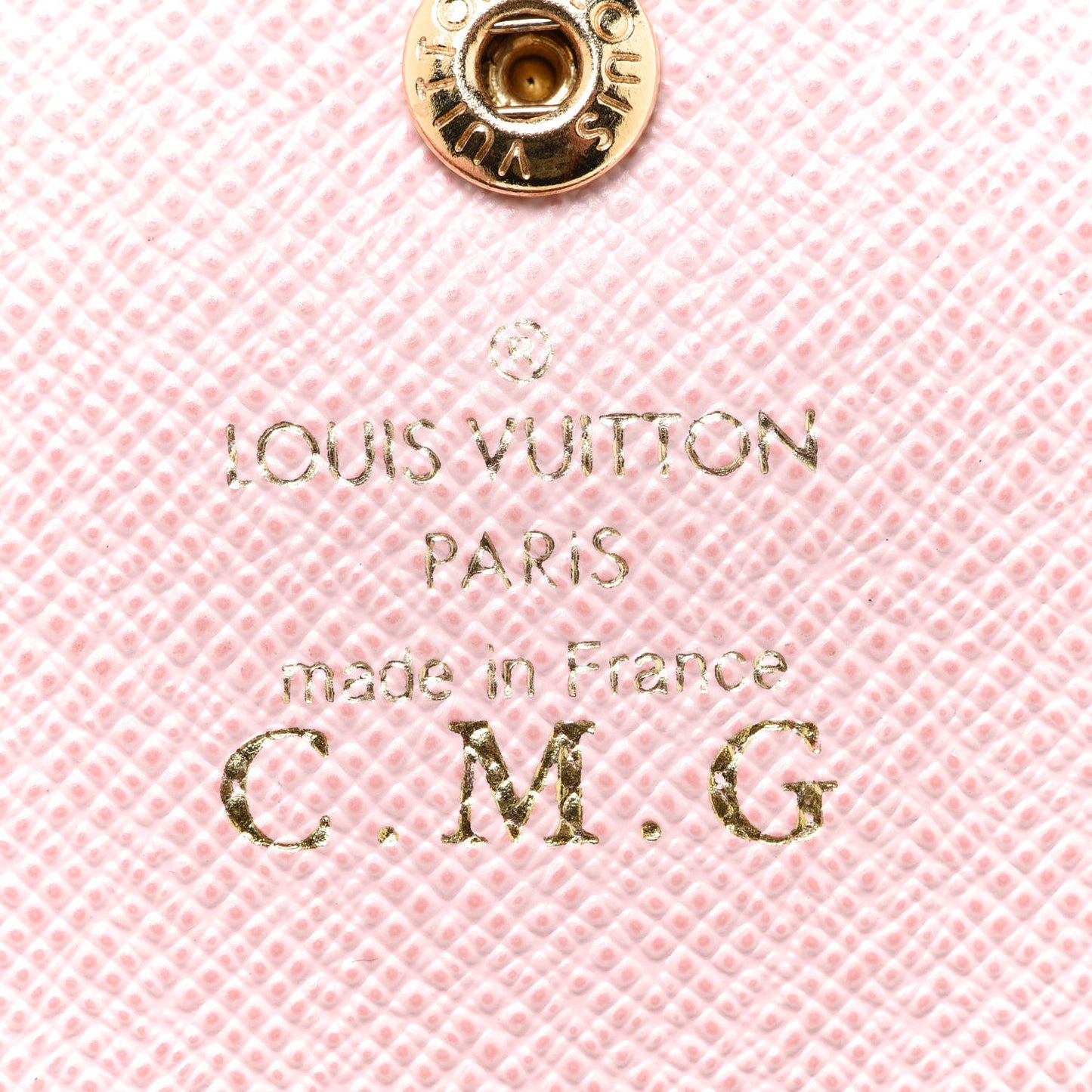 Monogram Emilie Wallet Rose Ballerine