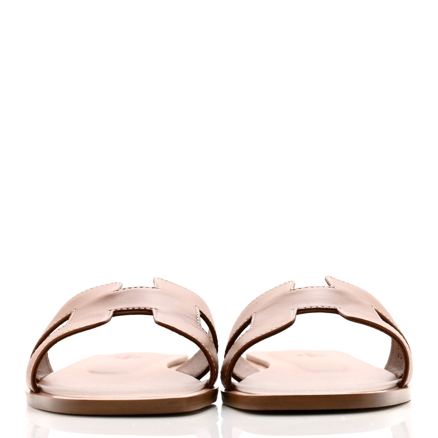 Box Calfskin Oran Sandals 39 Gold