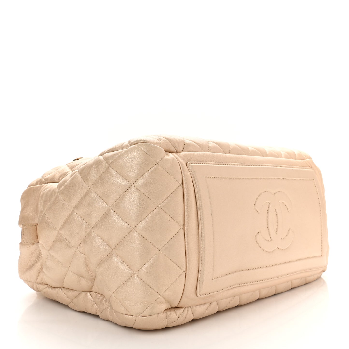 Lambskin COCO Cocoon Bowler Light Gold