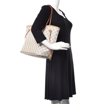 Louis Vuitton Damier Azur Neverfull MM 2 of 10