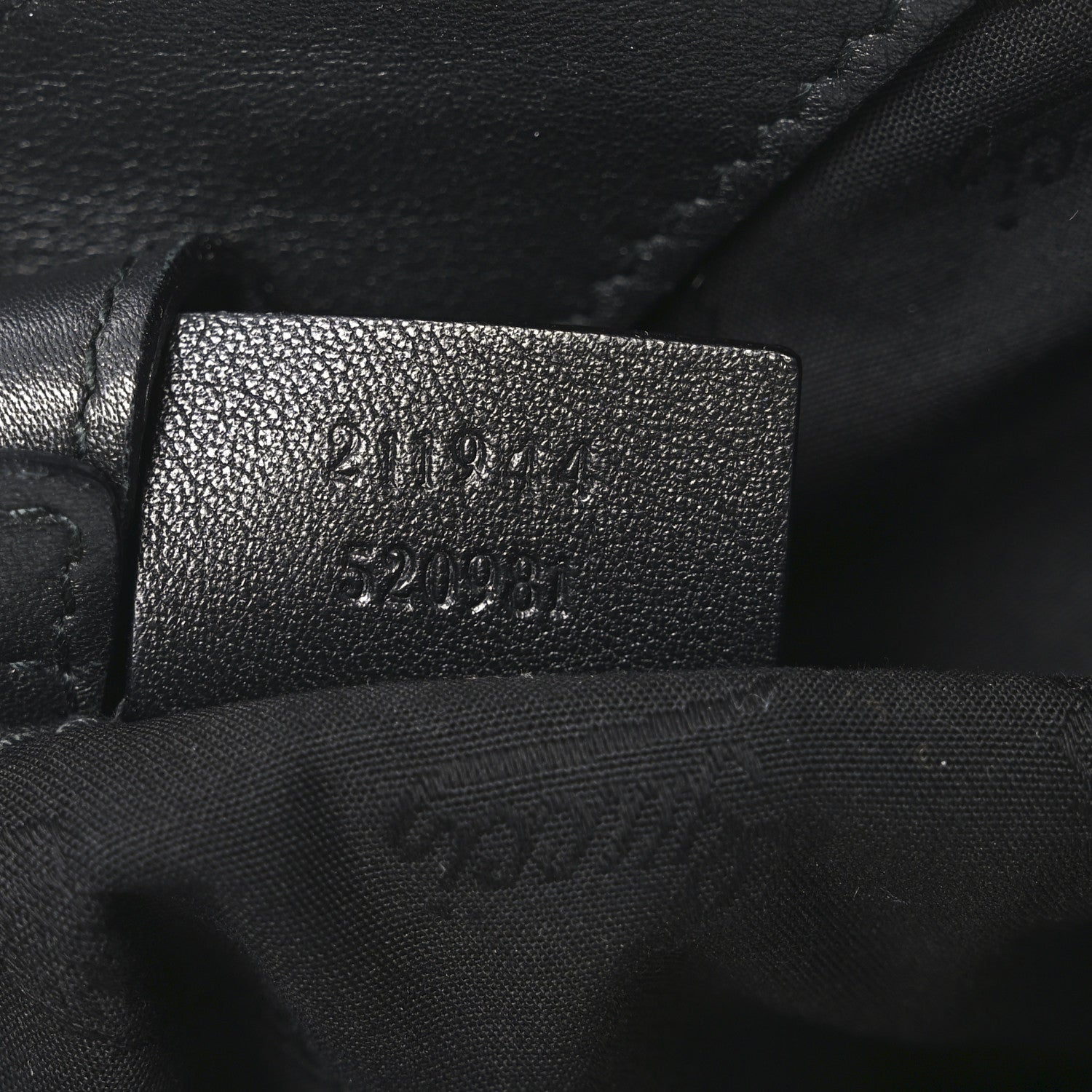 Gucci Guccissima Medium Sukey Tote Black 7 of 10