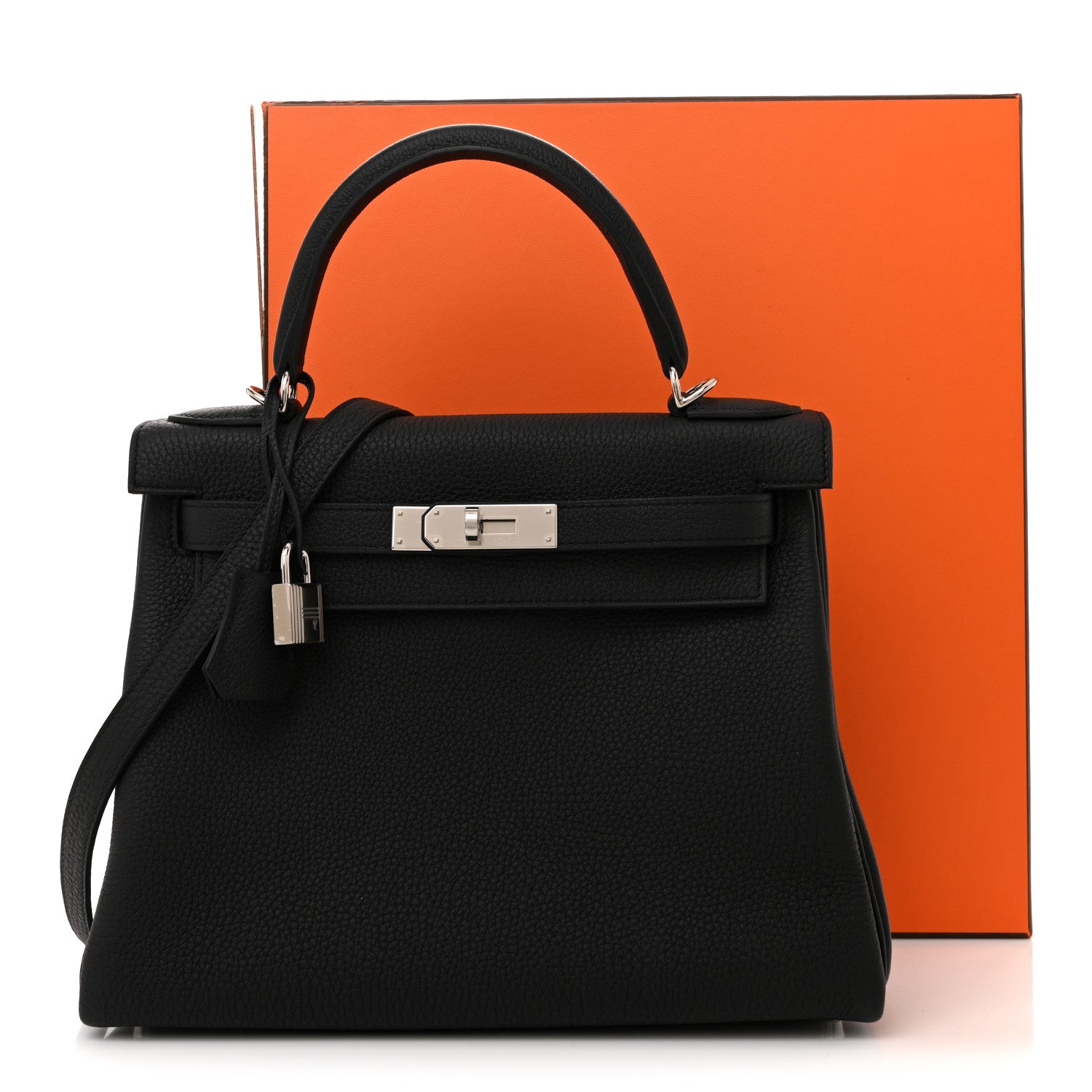Hermes Togo Kelly Retourne 28 Black 11 of 11
