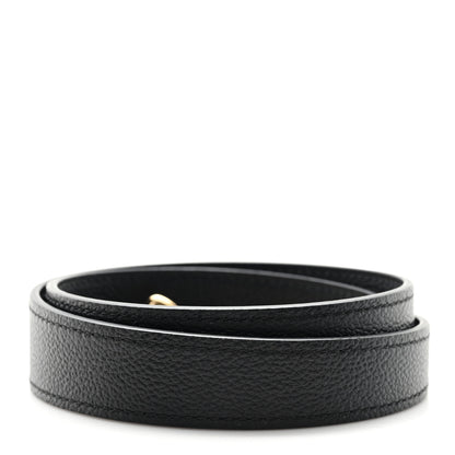 Louis Vuitton Calfskin Bagatelle Shoulder Strap Black 2 of 4