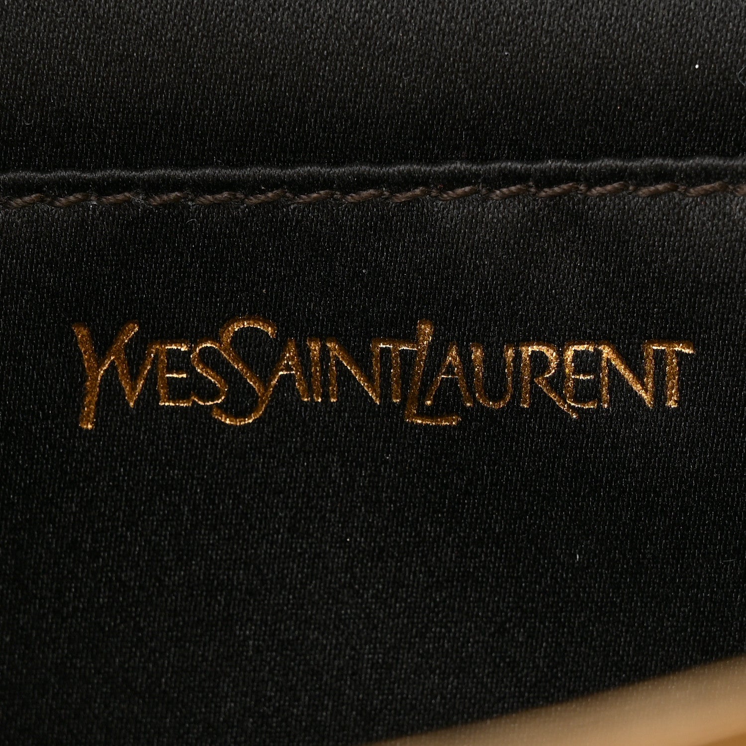 Saint Laurent Metallic Calfskin Monogram Large Belle De Jour Clutch Gold 6 of 12