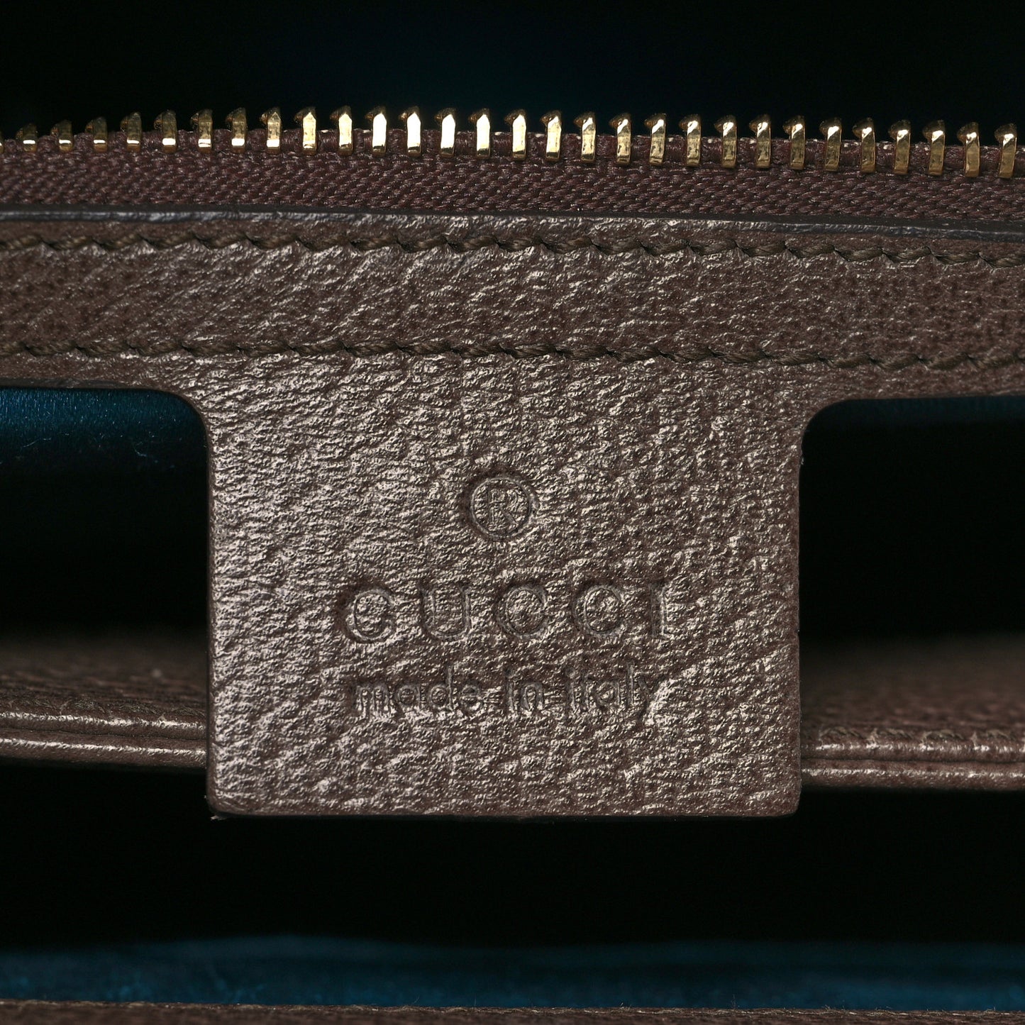 GG Supreme Monogram Web Medium Ophidia Chain Shoulder Bag Brown