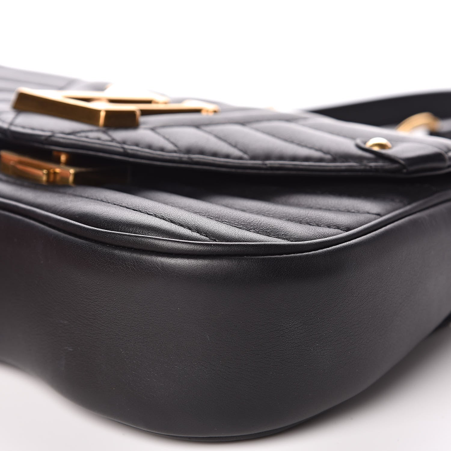 Louis Vuitton Calfskin New Wave Chain PM Black 8 of 12